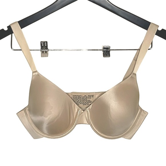 Barely‎ There CustomFlex Fit Dreamform Underwire Bra Medium Nude Used Once EUC - Picture 2 of 10